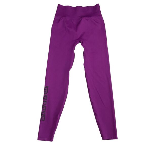 Victoria’s Secret PINK Active Mid Waist Full Length Legging Women's S Fuchsia - Picture 3 of 13